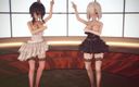 Mmd anime girls: एमएमडी आर-18 एनीमे गर्ल्स सेक्सी डांसिंग (क्लिप 48)