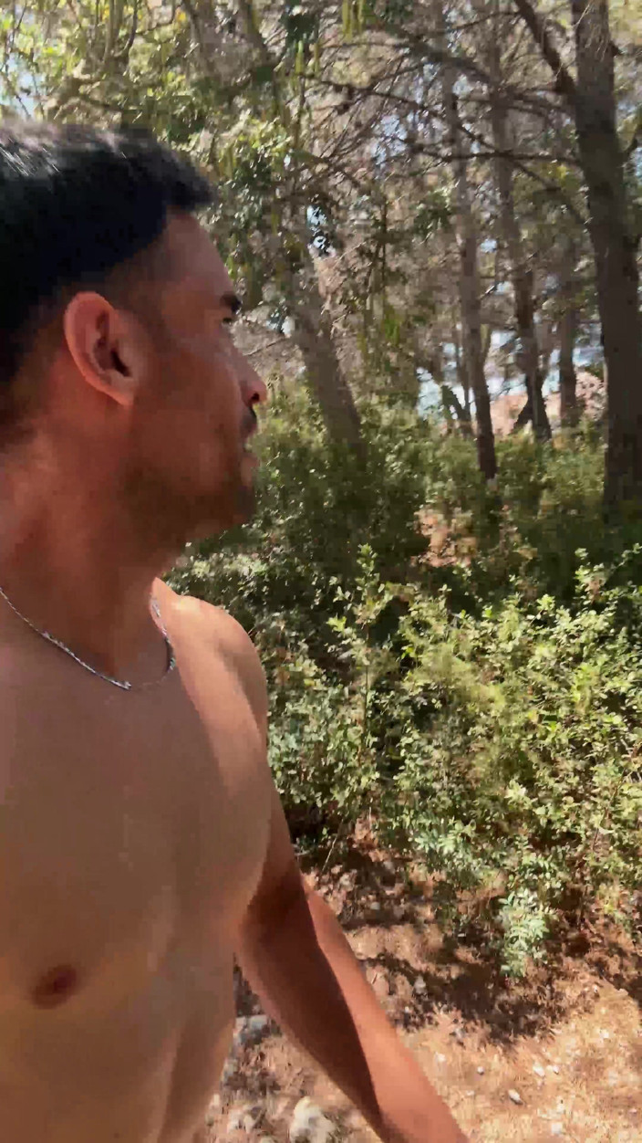 Paul Williams: Fully Naked Showing off to Cars &amp; Motorbikes