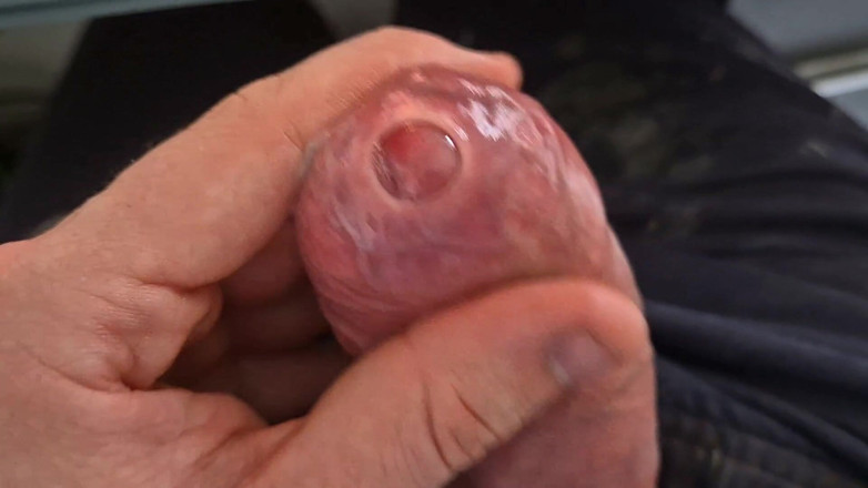 GloomyChase977: Tight Foreskin Stroking Until I Leak Everywhere