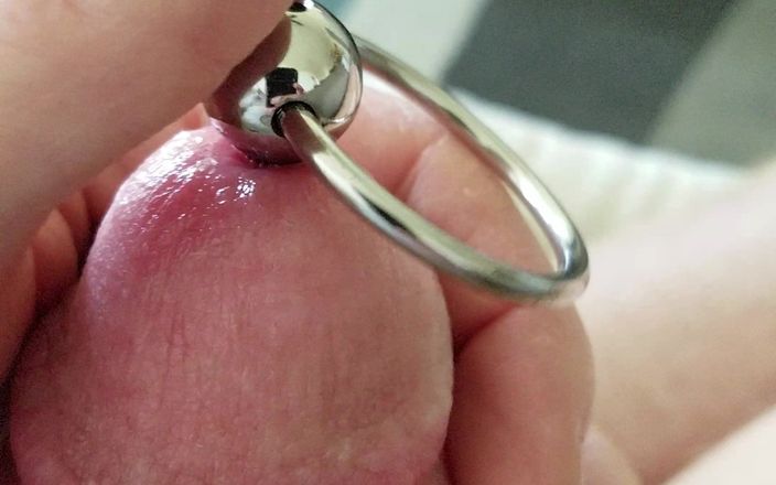 Just another small cock: Stuffed penis cumshot