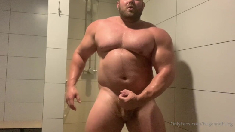 JackStacked: Jack Stacked Solo Masturbation in the Gym Shower