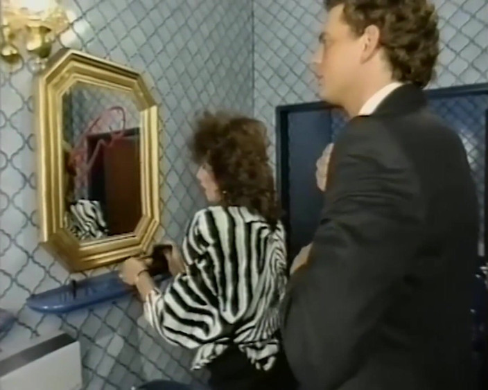 Vintage Climax: Bathroom rough fucking with horny Teresa Orlowski