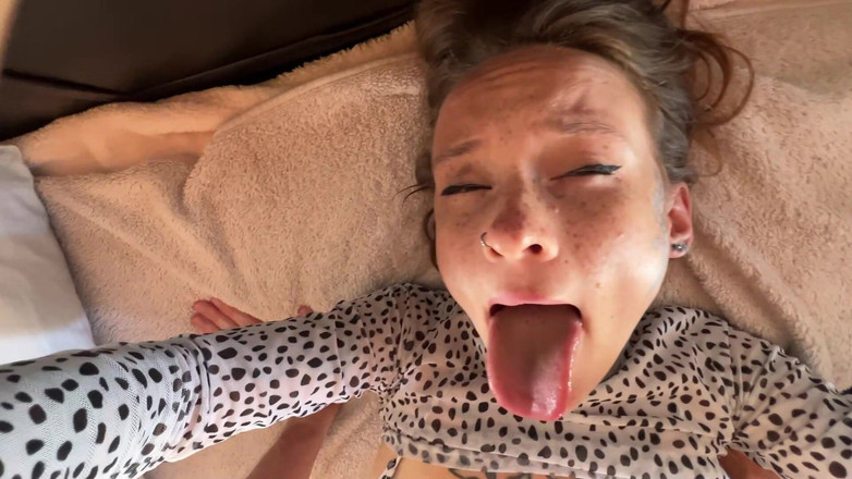 Elena Ginger: Petite Redhead Fucked by a Big Dick