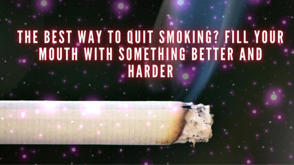 Goddess Misha Goldy: Dia jalan terbaik untuk berhenti merokok? Isi mulutmu dengan yang...