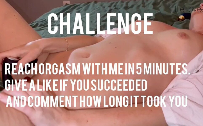 Challenge!! You Have 5 Minutes to Cum on Beautiful German Wife Eli During Her Compilation. Give Me a Like if You Succeeded (LoveEllie)