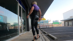 Muscle Slut Exposed and Fucked in Public