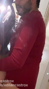 Public Cruising Straight Guy Fucks Young Gay Ass Bareback and Cums Inside in Public Hallway Creampie