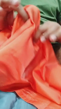 Satin Silk Handjob Porn - Satin Silky Orange Suit Rub on Dick Head 85