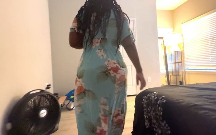 Exclusive dirty Diana: Quicky with a Thick Black Booty in Sundress