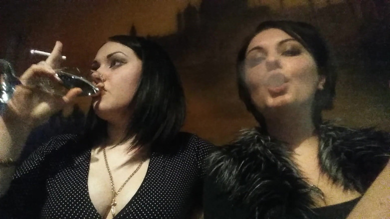 Goddess Misha Goldy: Talking and Smoking Hookah and Cigarettes in the Club