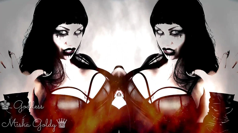 Goddess Misha Goldy: Succubus made you do this! JOI CEI (Special effects added)