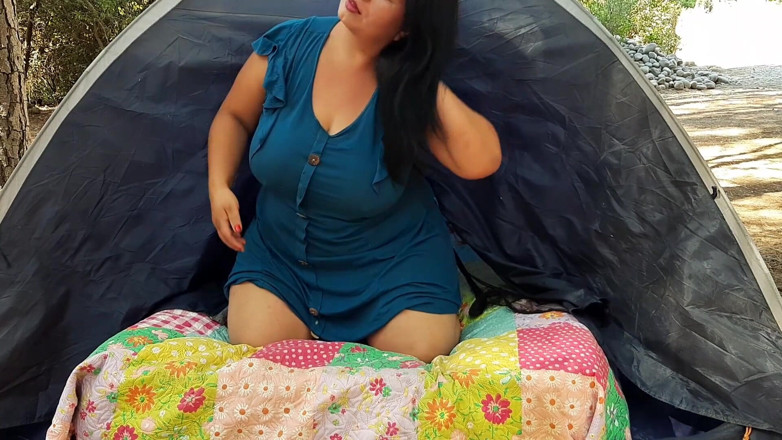 Riderqueen: BBW mama dotyka się na obozie letnim