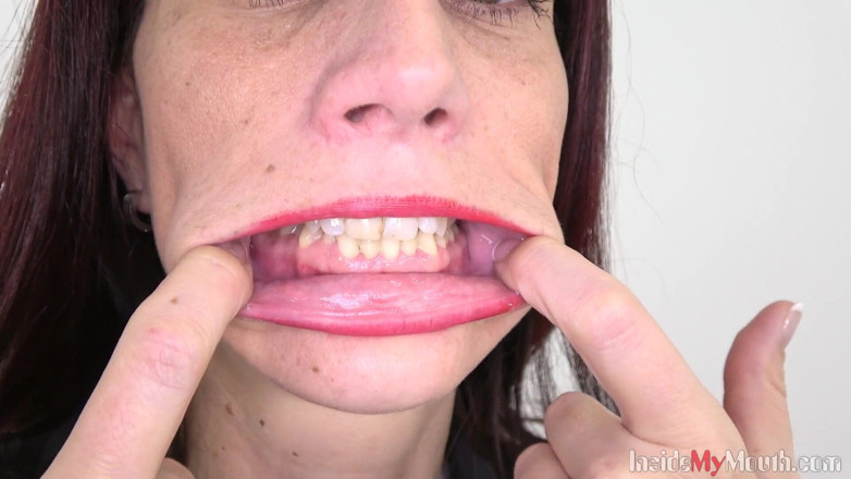 Inside My Mouth: Mouth fetish clip with ali bordeaux fullhd - Inside my mouth
