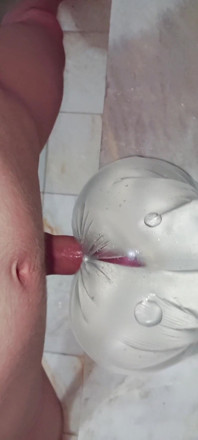 Horny Anal Masturbation Alone in the Bathroom - Real Toy Play
