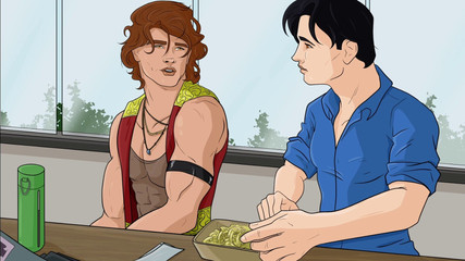 Femboy Maaya: Dante'nin bana sürprizi _ eşcinsel bir arkadaş teklifi fof hayranlığı