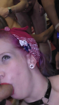 Eurobabes bukkake fiesta 1