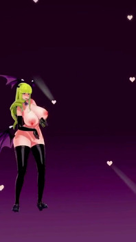 Morrigan Aensland Tarian Bogel dan Seks Hentai Darkstalkers Mmd Warna Blonde 3d Edit Smixix