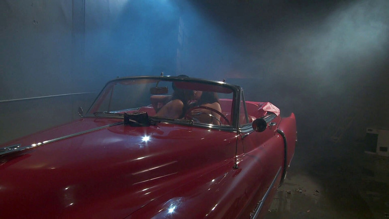 A Lesbian World: Busty babes drill each other's pussy with these colorful dildos