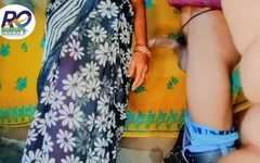 Indian Desi Fucking in Black Saree, Ass and Pussy Fucked to Heart's Content