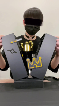 Awards 2025 Best Male Solo Scene Trophy Unboxing and Cum Celebrate