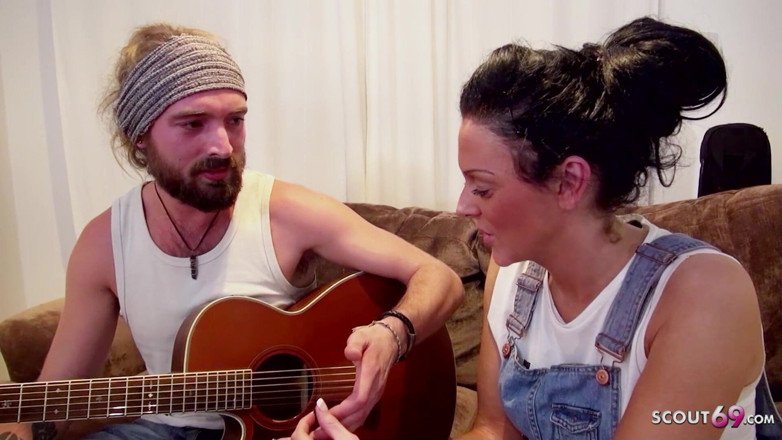 Full porn collection: After the guitar serenade Jess Scotland is so touched that...