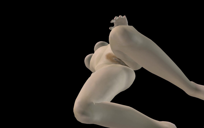 RenderLust: Animated 3D porn - ein sehr schönes mädchen, das verschiedene sexy positionen...