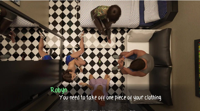 XXX Games Bunk: Weekend Lollygagging - เกมเพลย์ - สวมบทบาท - ฉี่, หมุนขวด