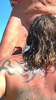 Dirtymilftina Ns On The Beach