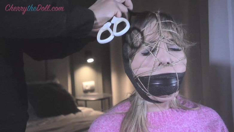 Cherry The Doll: Bondage Hood