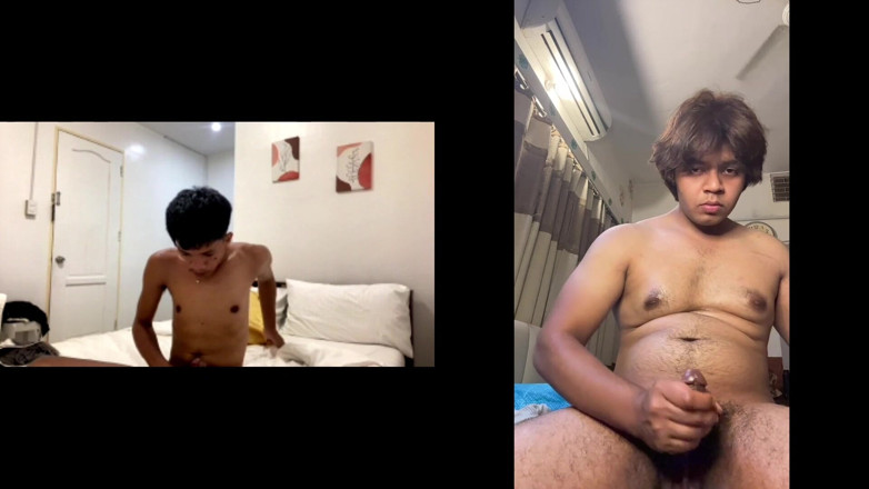 Jameson Official: Asian Twink Drills Indian Twink Live on Cam