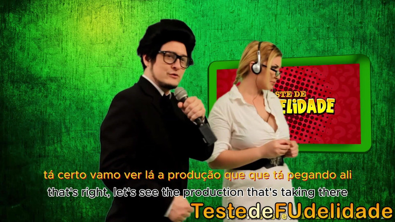 Teste de Fudelidade: Dia berhenti dari pekerjaannya dan pergi untuk meniduri si rambut...