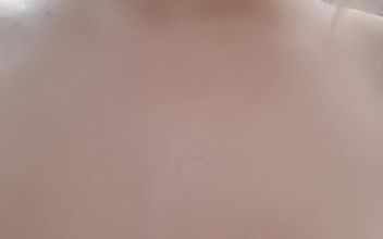 Spitting on My Big Natural Boobs