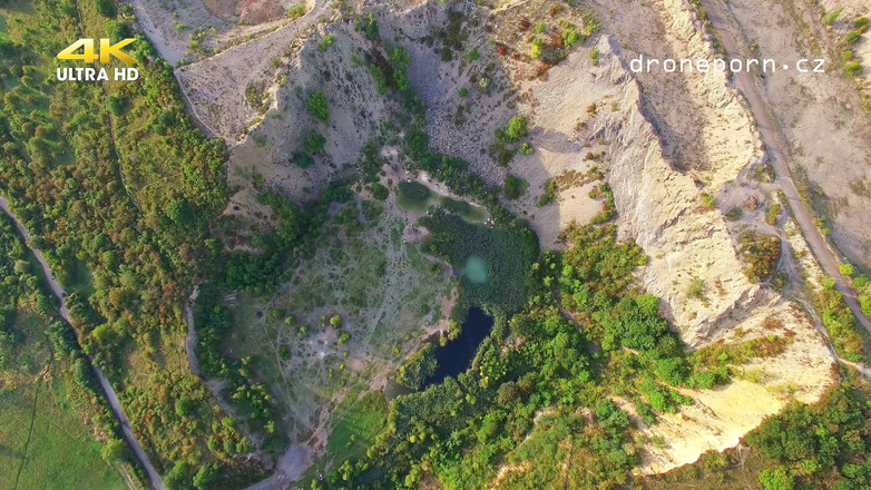 Peaches and Bananas: Teen on the Nudist Beach Filmed by Drone