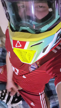 Young Football Player Jerks off and Cums on Sneakers