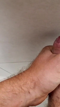 Cumming in Airport Toilet