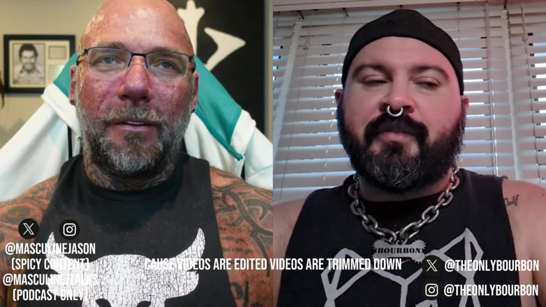Raw and Uncensored with Masculine Jason: Porn Star Confessions - Bourbon (episódio 182)