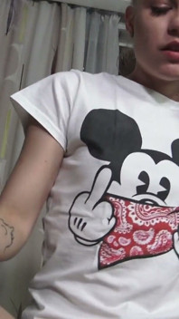 Teenie Dildo Riding Smoking!
