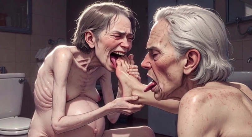 YOUR BEST FANTASY: Zwei ugly 90-jährige omas fußfetisch - lecken und stöhnen in vergnügen