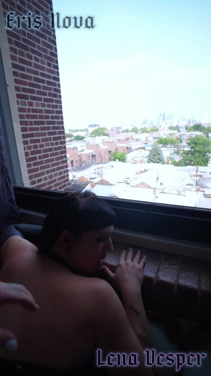 Snake_0rgy: Goth Girl Ball Busting &amp; Backshots