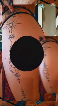 Wild Blue Haired Petite: Evidence of a Rough Weekend in Black Lingerie.. I Play Too Hard..