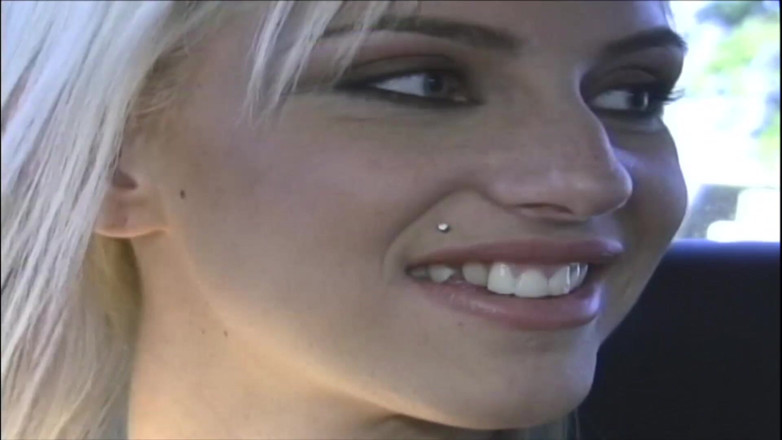 CBD Media: Brunette and blonde teens wit slim body take turns riding...