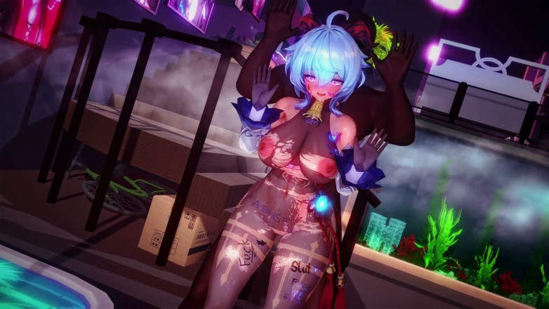 NSFWOtaku: Genshin impact - troia Ganyu ntr sesso - 3D Hentai Animations