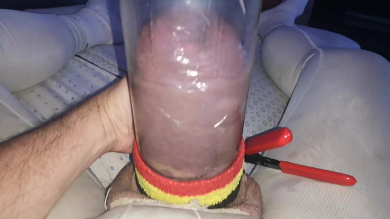 Monster_Meat_: Pumping again with cockring