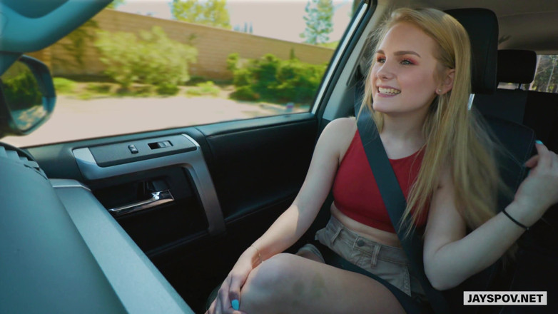 JAYS POV: Tiny Blonde Teen 18 Years Old First Time Porn Video