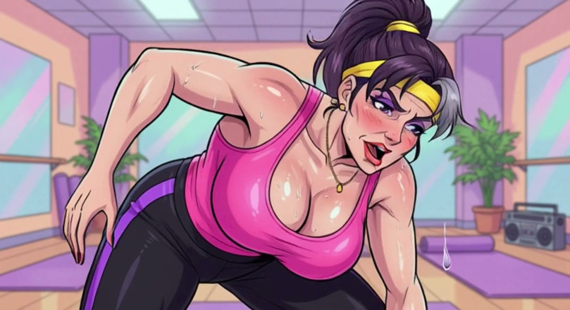 AI Porn: Sweaty Stretching Animations