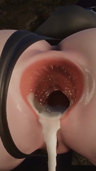 Illuxxxtrandy Sexy děvky s tlustým zadkem bušeny zezadu obrovským čůrákem, intenzivní anální šukání s široce otevřenými zadky vytékajícím semenem