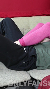 Young Amateur Wife Ballbusting and Facesitting in Socks