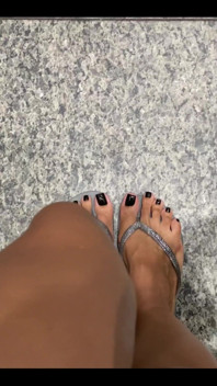 New Black Pedicure