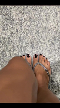 New Black Pedicure