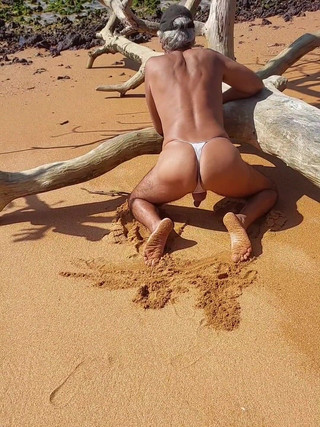 Ladysilvas: レディシルバ ビーチで大きなお尻